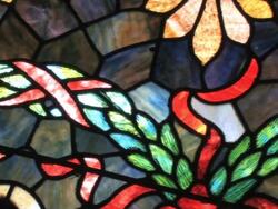 Stained Glass Window in HD Stock Footage