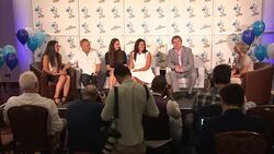 Euro Millions Lottery winners presser News Clip