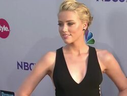 Amber Heard at the NBC Universal Press Tour All-Star Party at Los Angeles CA. (Footage by WireImage Video/Getty Images Entertainment Video) Stock Footage