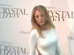 Blake Lively Hosts Grand Opening of Swarovski CRYSTALLIZED Concept Store Stock Footage