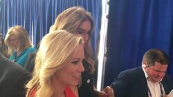 CLEAN : Transgender star Jenner stumps on sidelines of GOP event News Clip