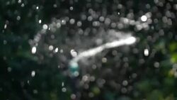 agricultural sprinkler, slow motion shot Stock Footage