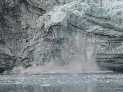 Ice Calving Stock Footage