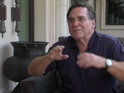 INTERVIEW: Elmar Wepper  on acting in his dialect and what makes some German films so popular these days at Three Quarter Moon Interviews: 8th Dubai International Film Festival 2011 on December 11 in Dubai, United Arab Emirates (Foootage by Getty/Wire) Stock Footage