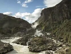 Afternoon time-lapse in Cerro Castillo Park in Chilean Patagonia Stock Footage