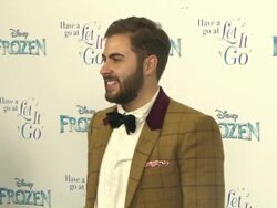 Andrea Faustini at 'Frozen' Sing-Along - VIP screening Stock Footage