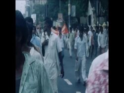 SYND 24 4 77 DEMONSTRATION BY INDIAN COMMUNIST PARTY OVER POLITICAL PRISONERS News Clip