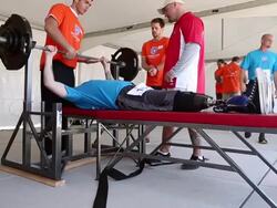 Wounded Vets Participate In Valor Games Stock Footage