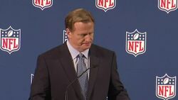 At a news conference Friday, Commissioner Roger Goodell made his first public statements in more than a week about the rash of NFL players involved in domestic violence. (Sept. 19) News Clip