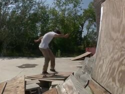 Skateboarding Kick Flip Stock Footage
