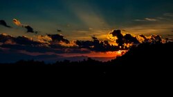 Sunset time (Time Lapse) Stock Footage