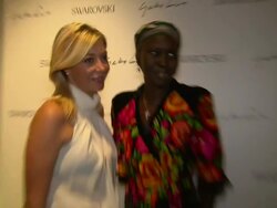 Nadja Swarovski at Swarovski Celebrates The Launch Of Its Collaboration With Yoko Ono At The Swarovski Crystallized Concept Store in New York, NY, on 09/05/12 Stock Footage