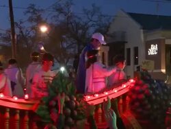 Mardi Gras celebrations in New Orleans Stock Footage