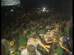 INDONESIA: PROTESTERS DEMAND RESIGNATION OF PRESIDENT HABIBIE (2) News Clip