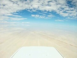 Road trip Point of view through Salar de Uyuni, Bolivia Stock Footage