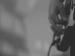 Guitarist Playing a Solo on Guitar Stock Footage