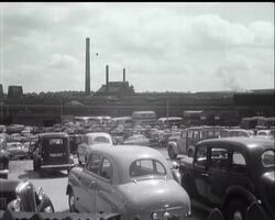 CAR WORKERS DEFY PICKETS News Clip