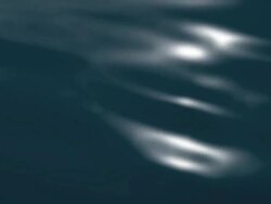 Moon in a dark waves Stock Footage
