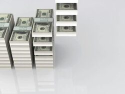 Falling Dollar Bills Stock Footage