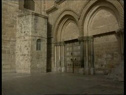 MIDDLE EAST: DISPUTE CLOSES CHURCHES News Clip