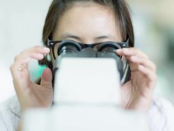 Scientist and bio lab experiment Stock Footage