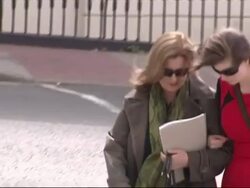 Carol Hawkins court arrival News Clip