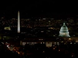 Aerial of Washington DC Stock Footage