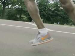 Runner's Legs Stock Footage