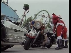 Police officers parade dressed as Santas News Clip