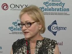 INTERVIEW - Loraine Boyle on Ray Romano at International Myeloma Foundation 7th Annual Comedy Celebration Benefiting the Peter Boyle Research Fund & Supporting The Black Swan Research Initiative, Los Angeles, CA, 11/09/13 Stock Footage