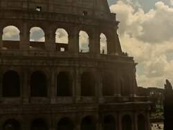 Coliseum of Rome Dezoom HD Video Stock Footage