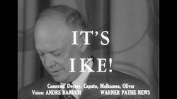 Presidential candidate Dwight Eisenhower after his 1952 nomination News Clip