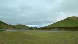 Iceland Mountains Timelapse Stock Footage