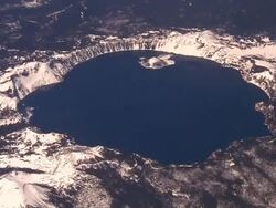 Crater Lake Stock Footage