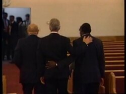 USA: PRESIDENT CLINTON CALLS FOR RACIAL RECONCILIATION News Clip