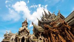 sanctuary of truth Stock Footage