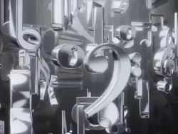 Music Note Rain SILVER Stock Footage