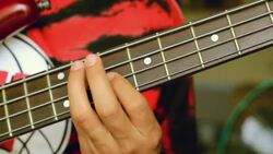 HD:bass guitarist Stock Footage