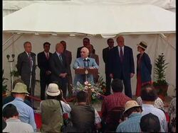 JORDAN: MIDDLE EAST PEACE TALKS THREE WAY SUMMIT News Clip