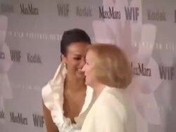 Zoe Saldana, Eva Marie Saint at the 2010 Women In Film Crystal & Lucy Awards: A New Era at Los Angeles CA. (Footage by WireImage Video/GettyImages) Stock Footage