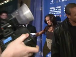 'Fight Week' Kickoff with Victoria's Secret Supermodel Selita Eubanks Stock Footage