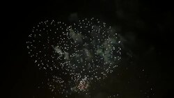 Firework display Stock Footage