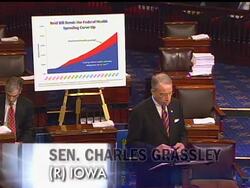 A crucial first Senate vote on President Barack Obama's health care overhaul in a rare Saturday night session looms as a test of Democratic unity and the president's prestige. News Clip