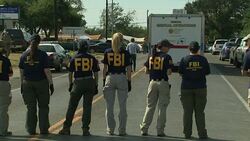FBI agents investigating the scene of the Sutherland Springs church shooting News Clip