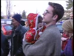 ALBANIA: TIRANA: REFUGEES FROM KOSOVO News Clip