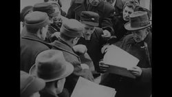 Advancing Soviet troops liberate concentration camp in Poland during World War II News Clip