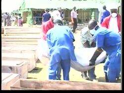 Preparations for funerals of massacre victims News Clip