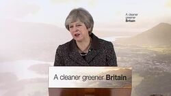 Theresa May unveils new 25-year Environment Plan in speech at the London Wetland Centre News Clip