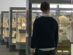 MS Shot of ceramics museum Villeroy und Boch / Mettlach, Saarland, Germany Stock Footage