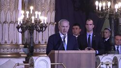 Netanyahu attends Hanukkah ceremony in Rome with Letta News Clip